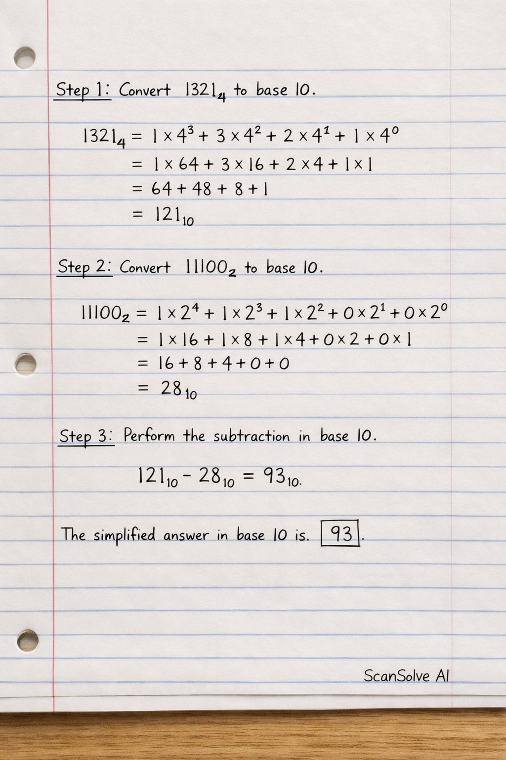 Handwritten step-by-step solution preview