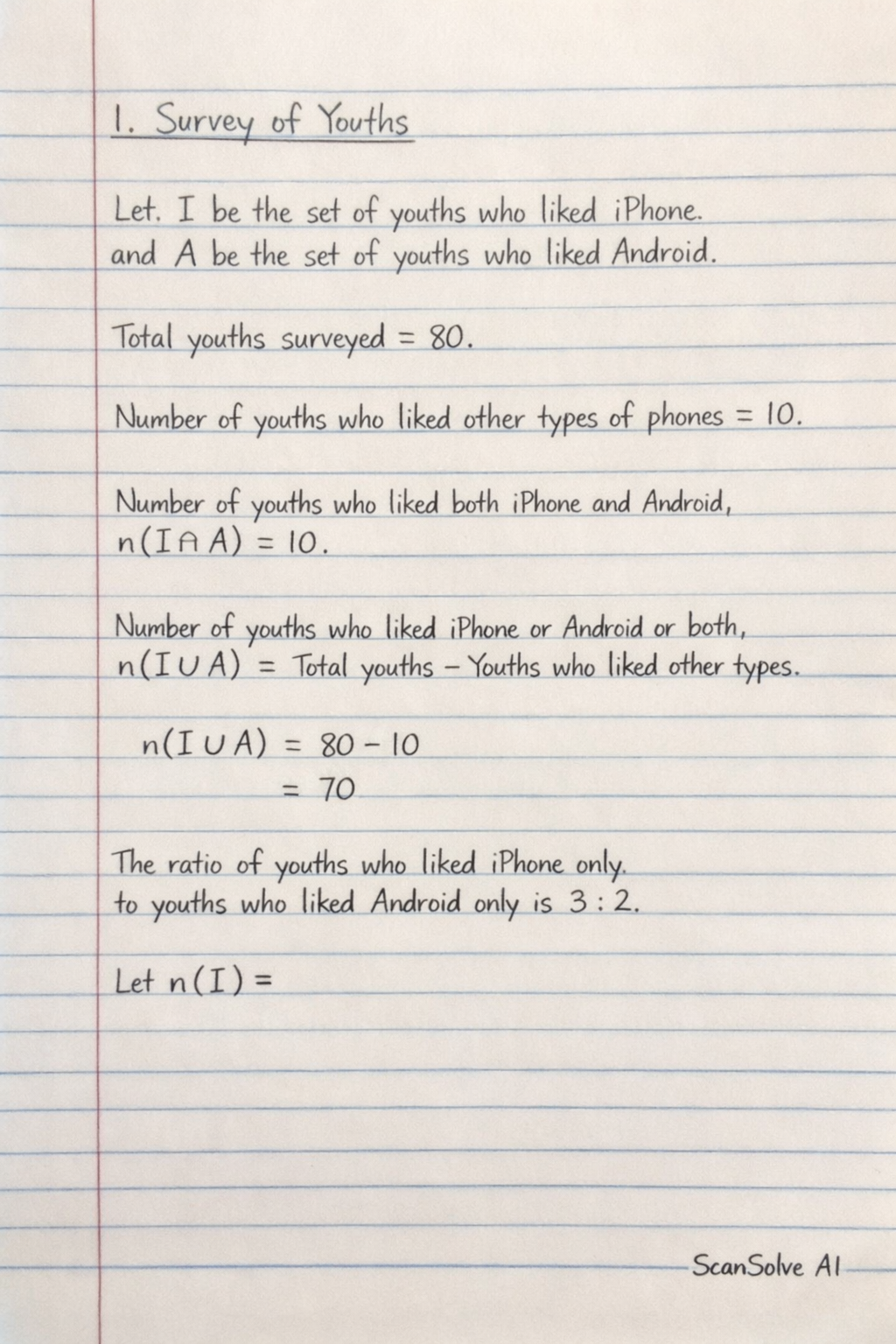 Handwritten step-by-step solution preview