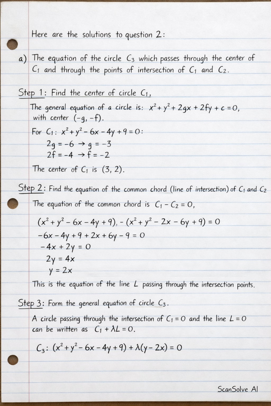 Handwritten step-by-step solution preview