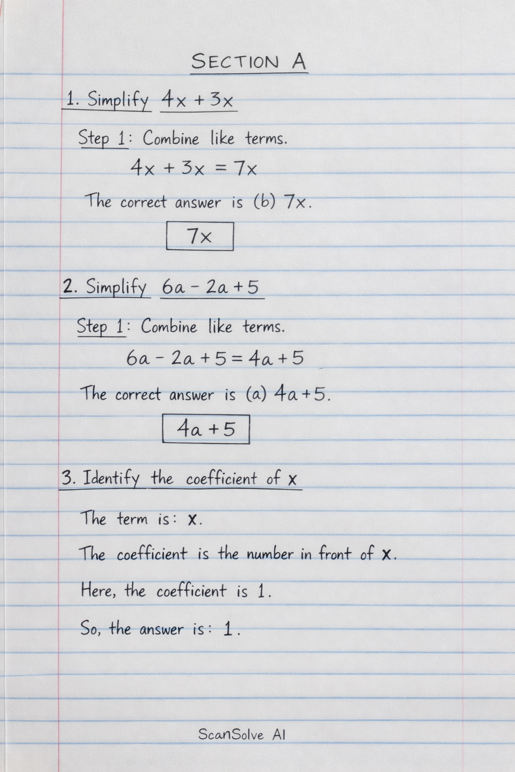 Handwritten step-by-step solution preview