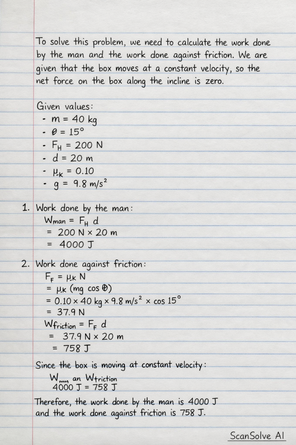 Handwritten step-by-step solution preview