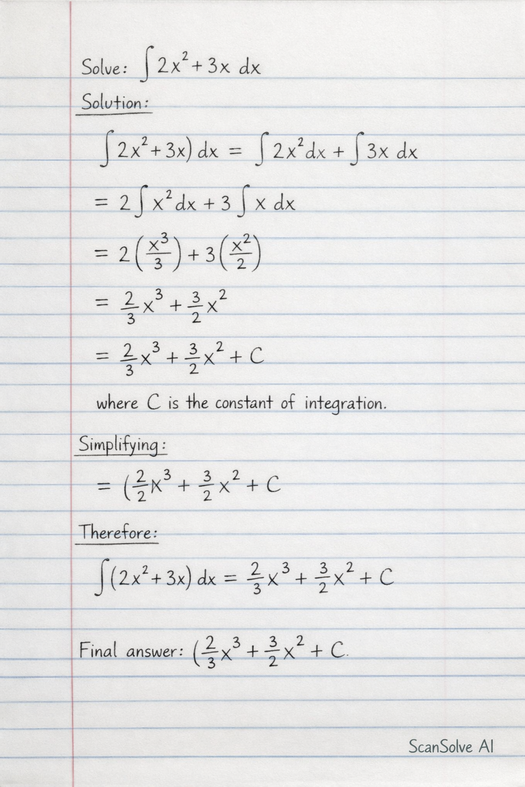 Handwritten step-by-step solution preview