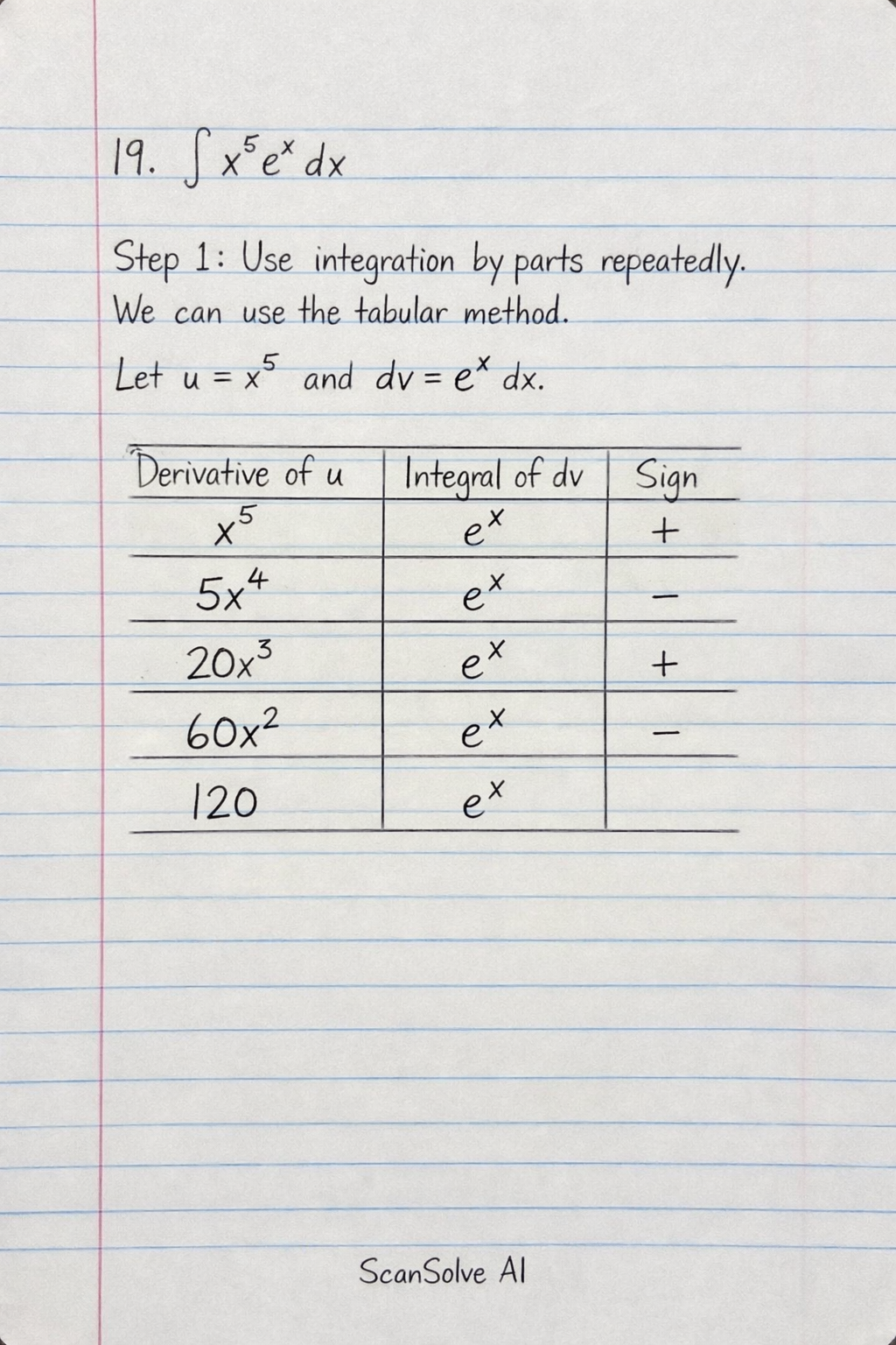 Handwritten step-by-step solution preview