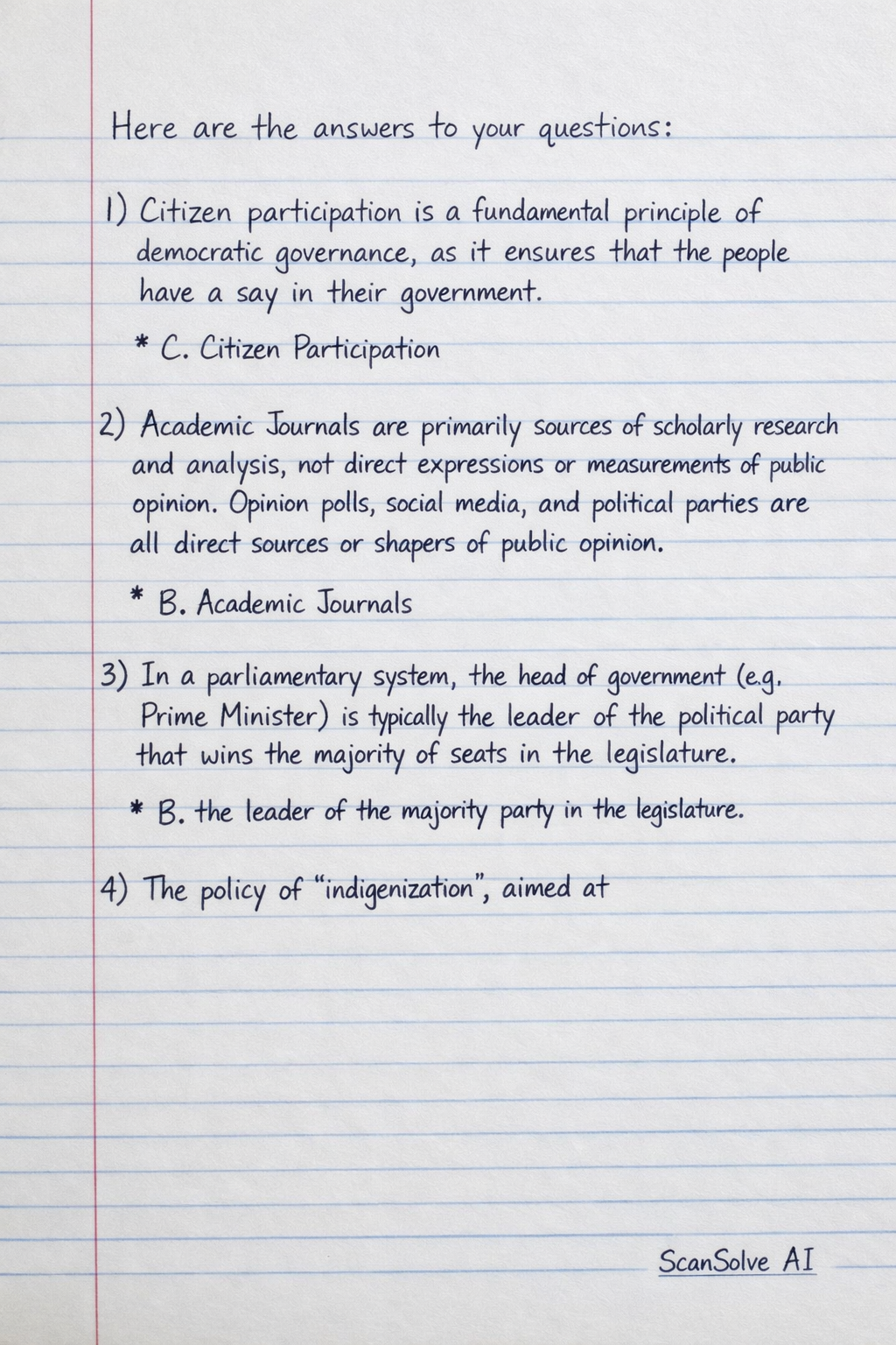 Handwritten step-by-step solution