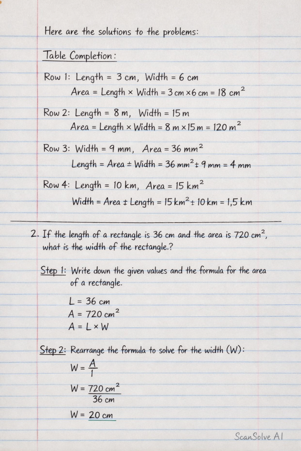 Handwritten step-by-step solution preview