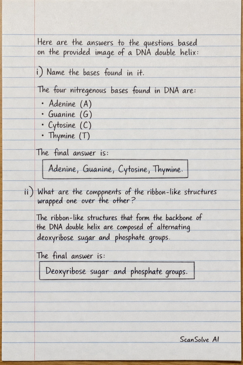 Handwritten step-by-step solution preview