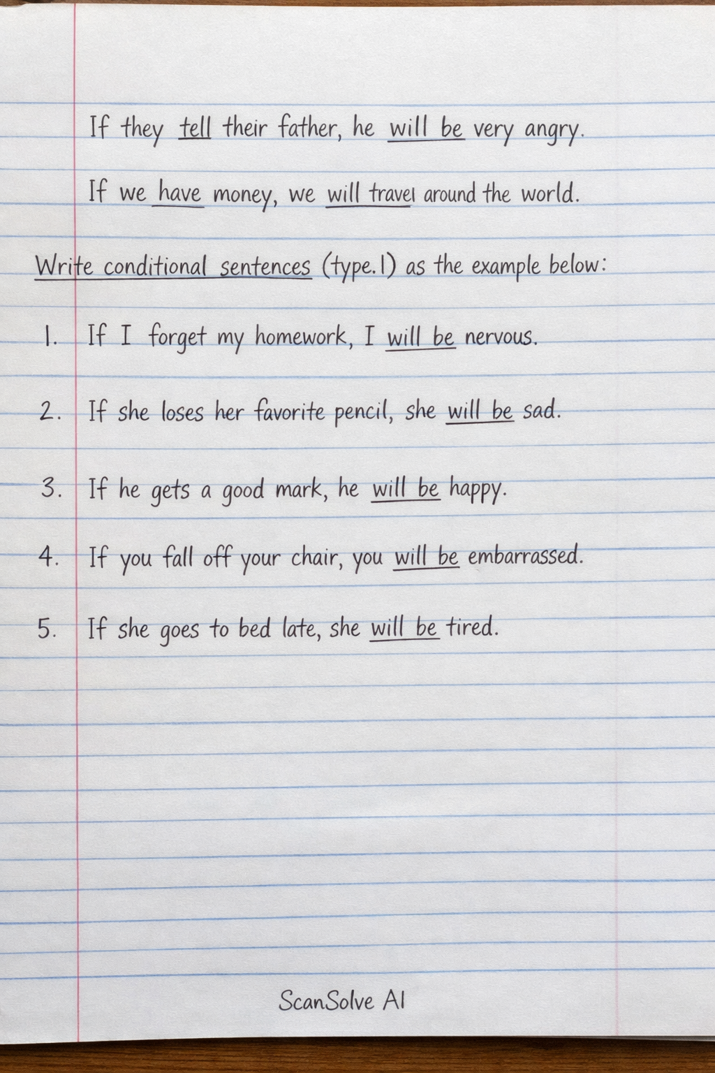 Handwritten step-by-step solution preview