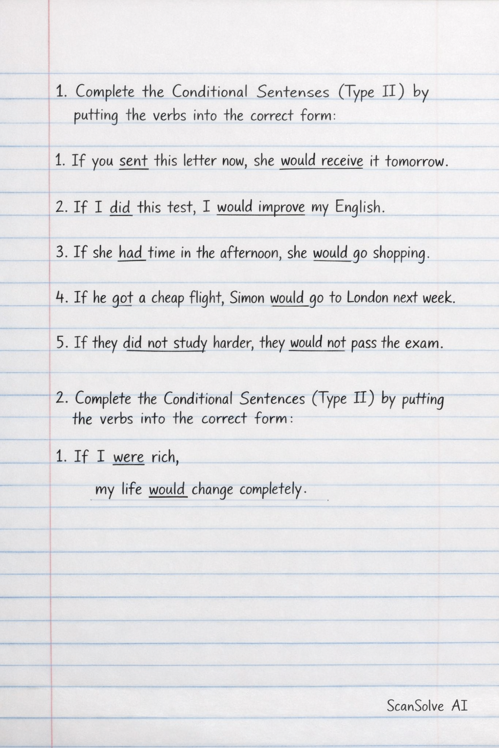 Handwritten step-by-step solution preview