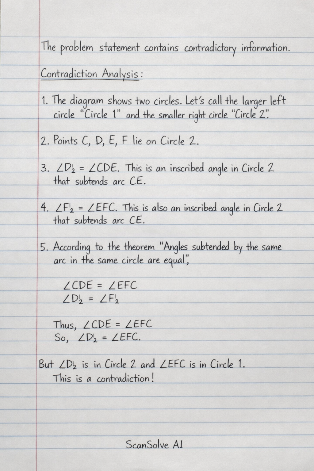 Handwritten step-by-step solution preview