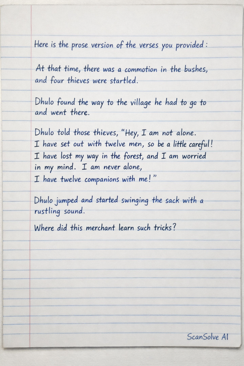 Handwritten step-by-step solution preview