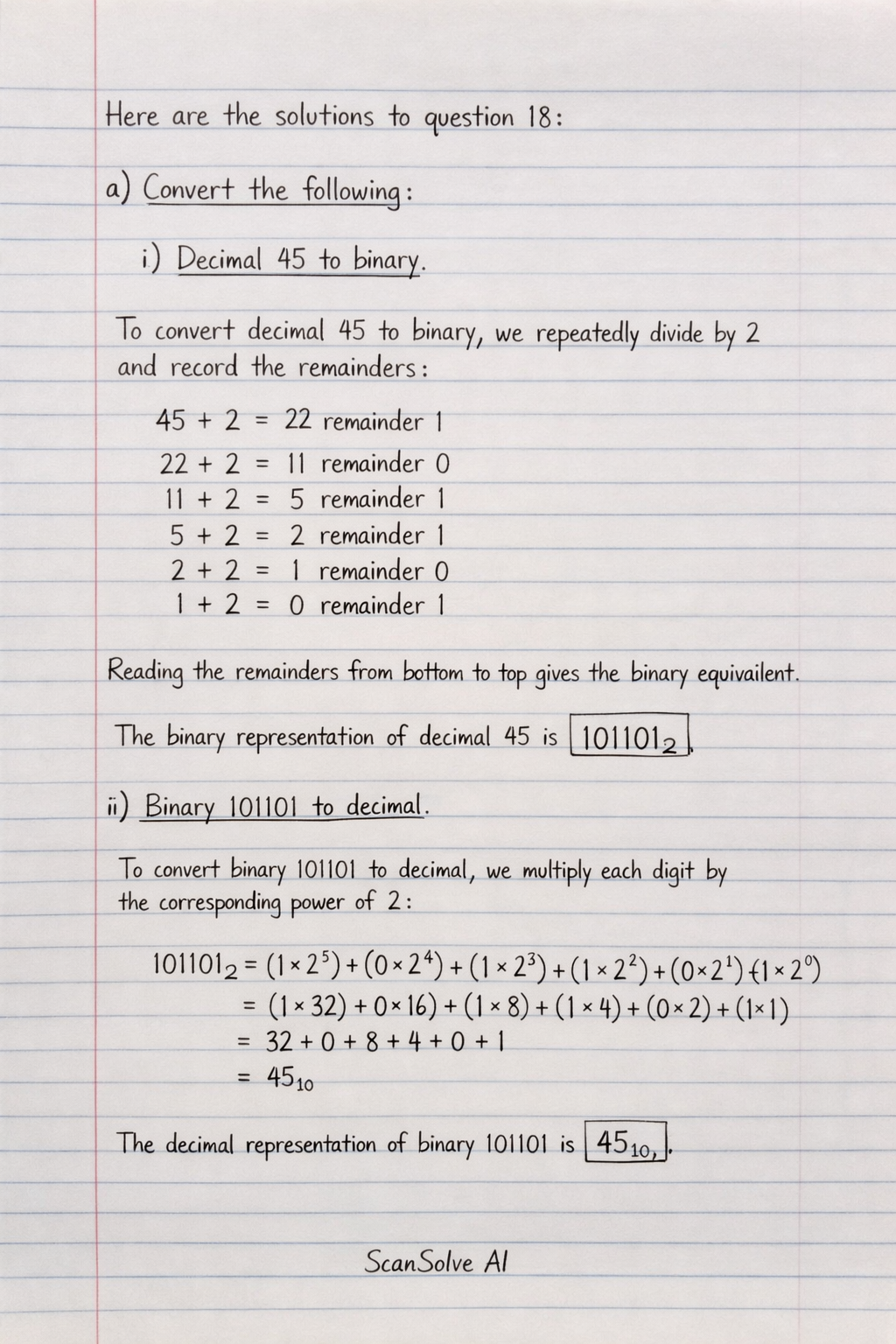 Handwritten step-by-step solution preview