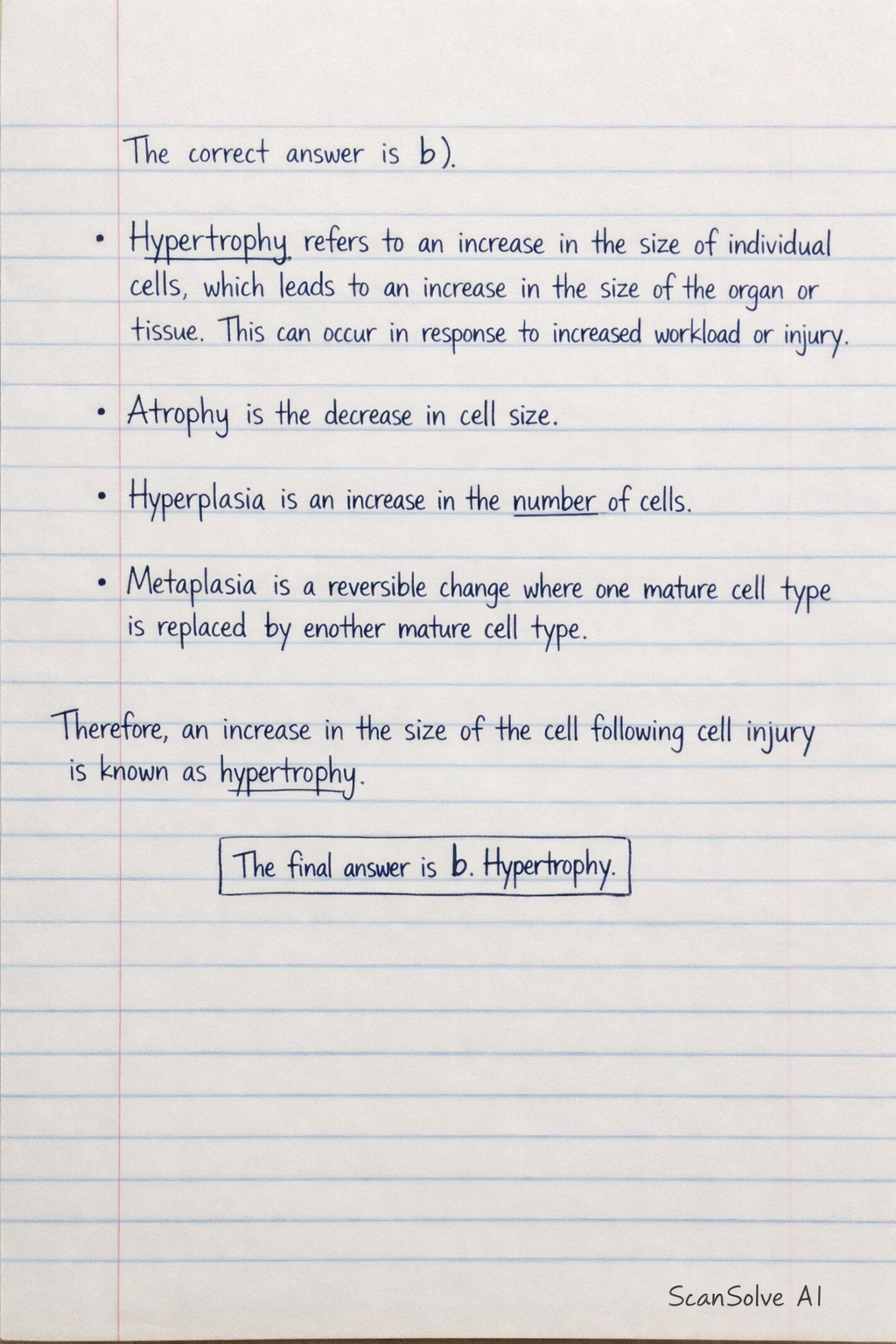 Handwritten step-by-step solution preview
