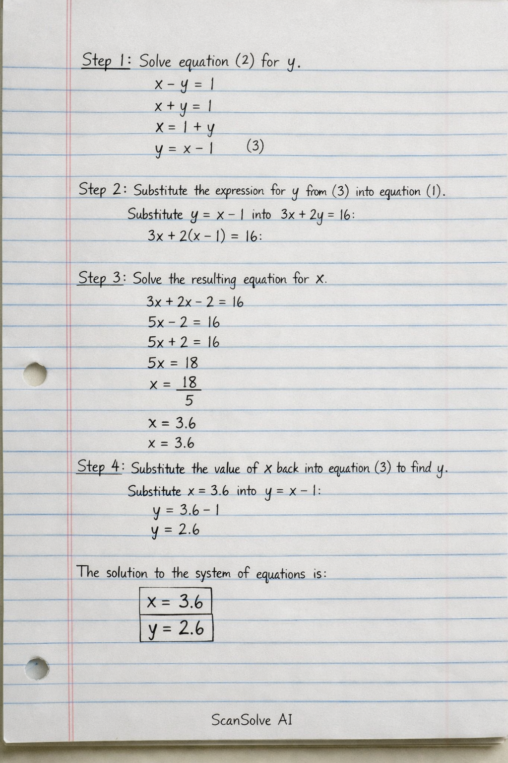 Handwritten step-by-step solution preview