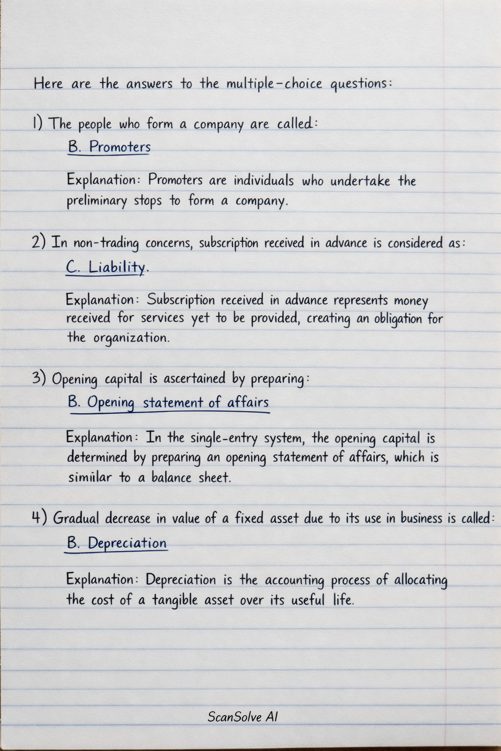 Handwritten step-by-step solution preview