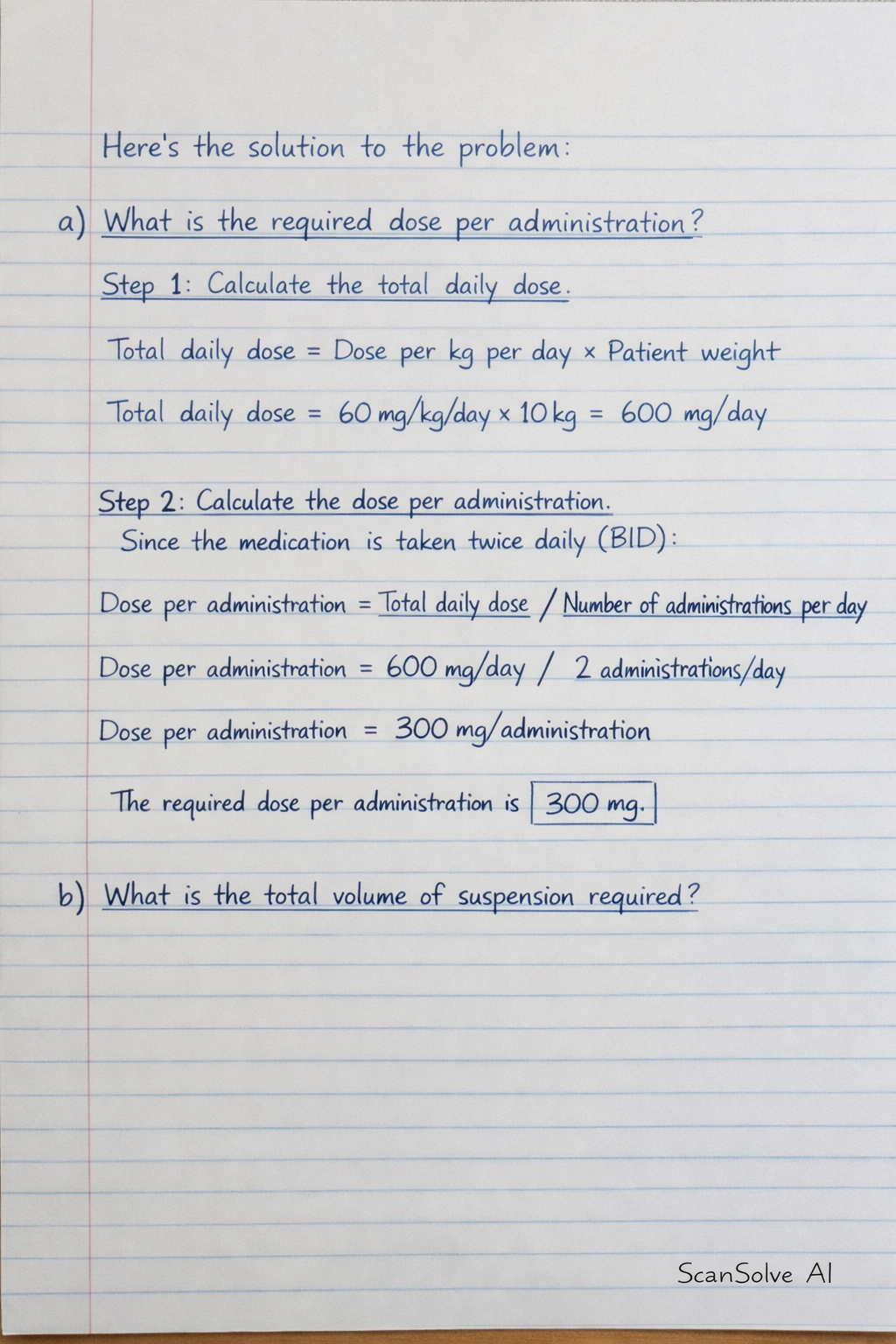 Handwritten step-by-step solution preview