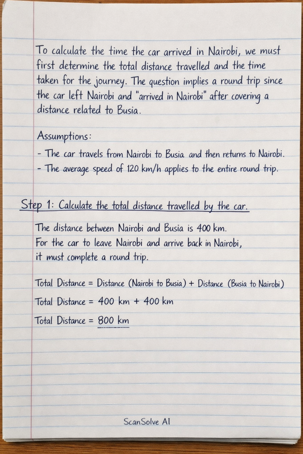 Handwritten step-by-step solution preview