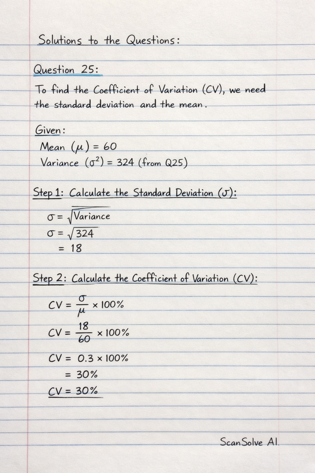 Handwritten step-by-step solution preview