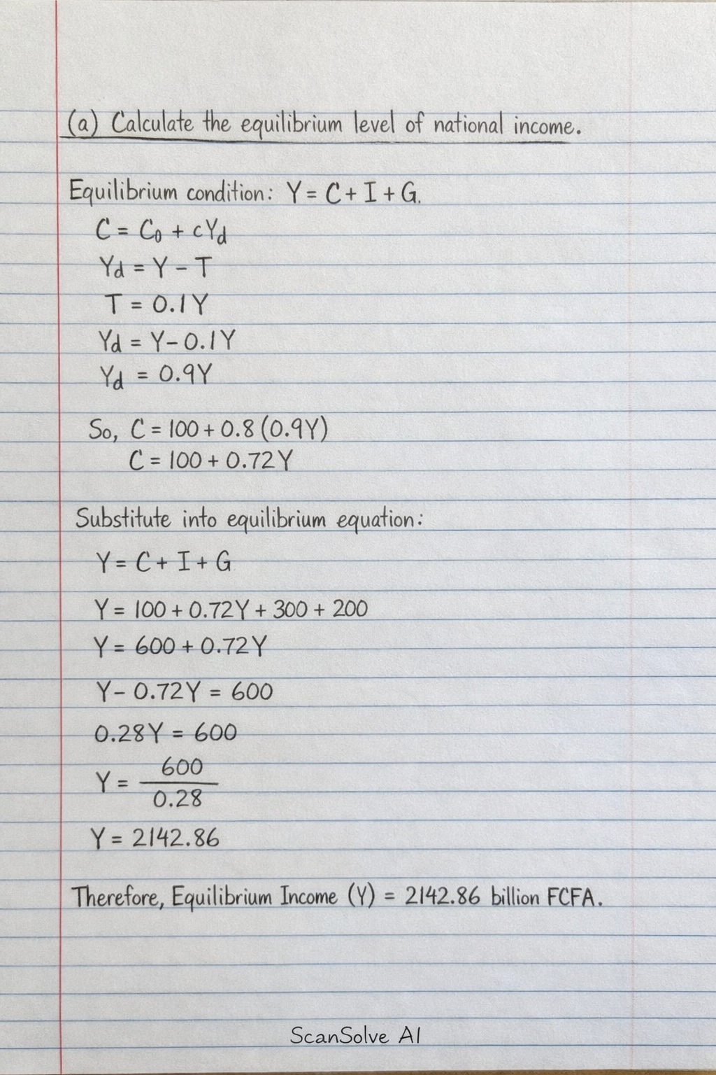 Handwritten step-by-step solution preview
