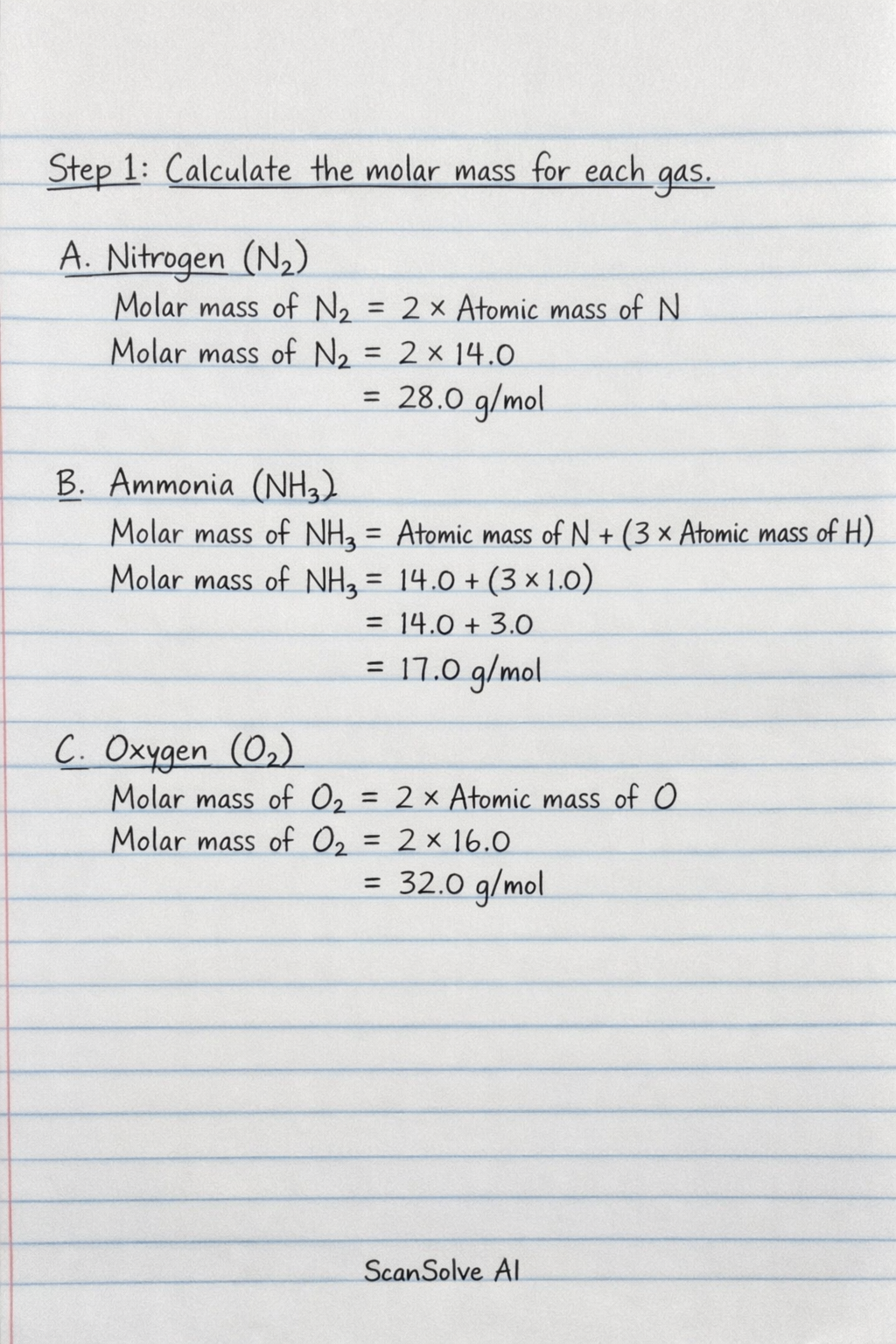Handwritten step-by-step solution preview