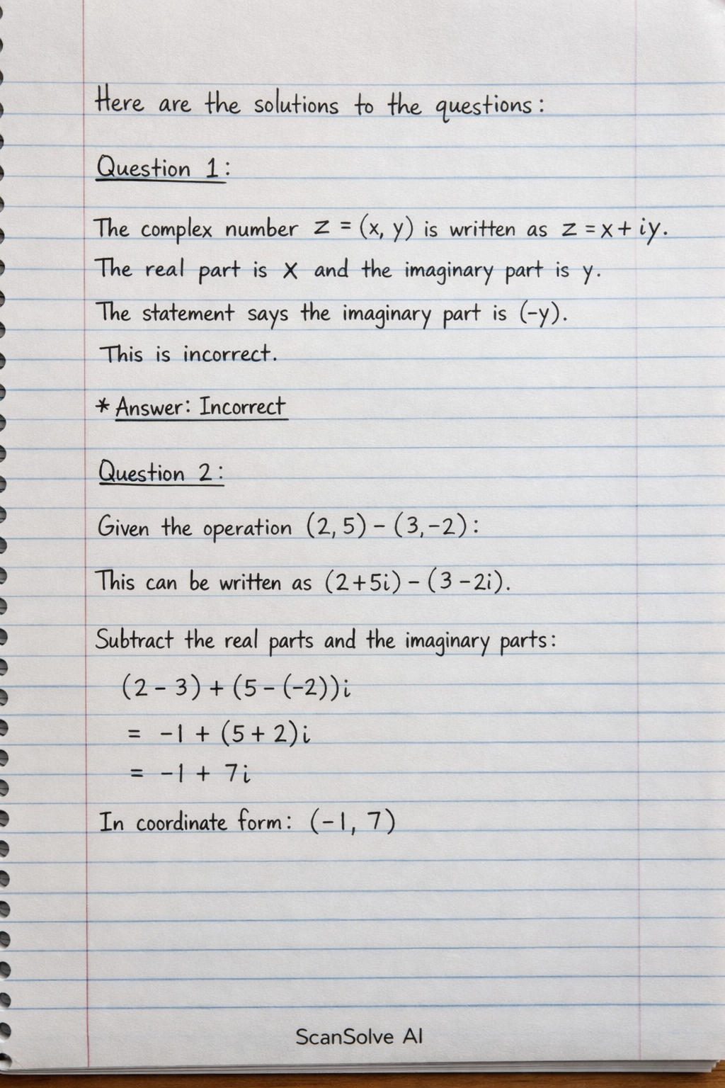 Handwritten step-by-step solution preview