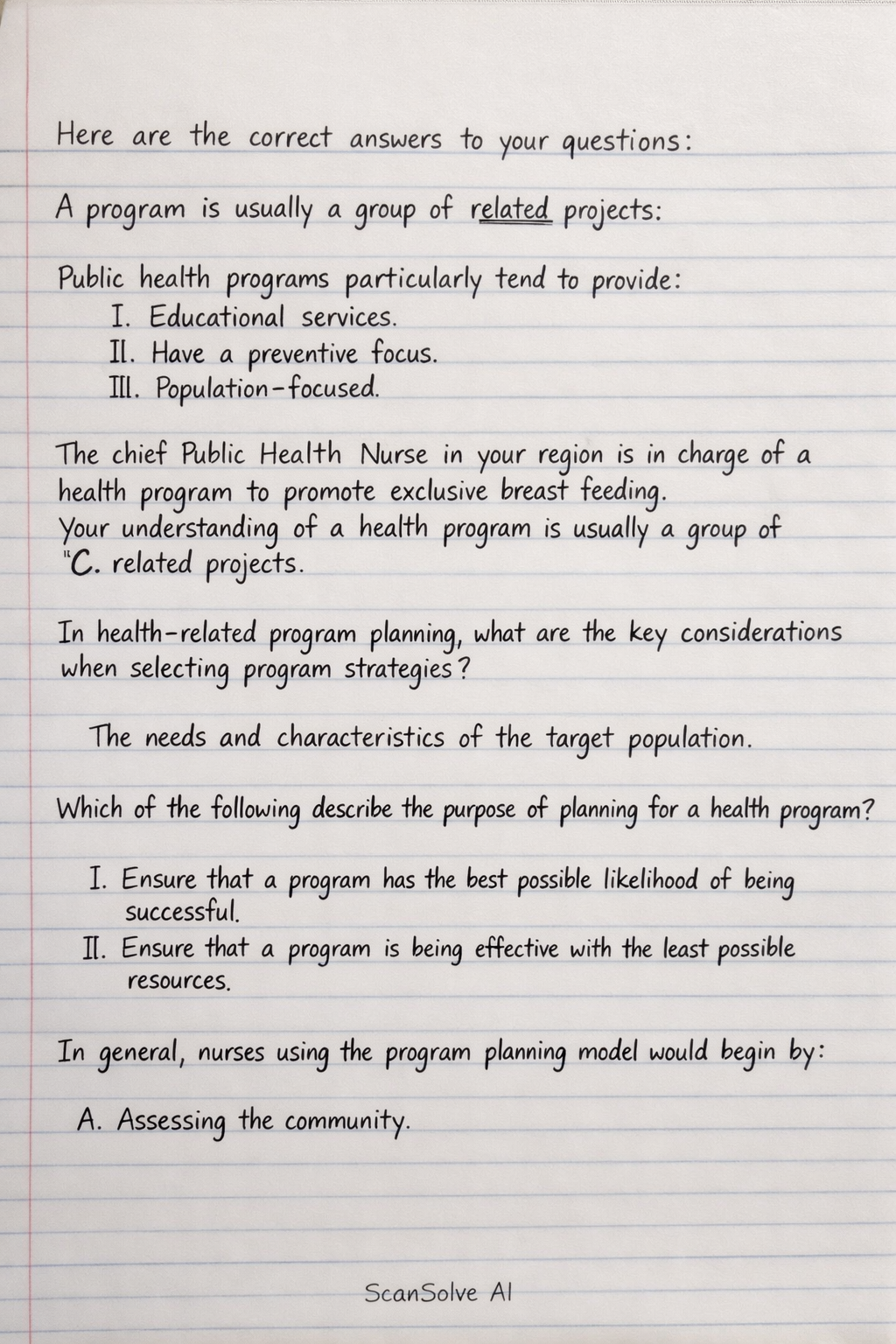 Handwritten step-by-step solution