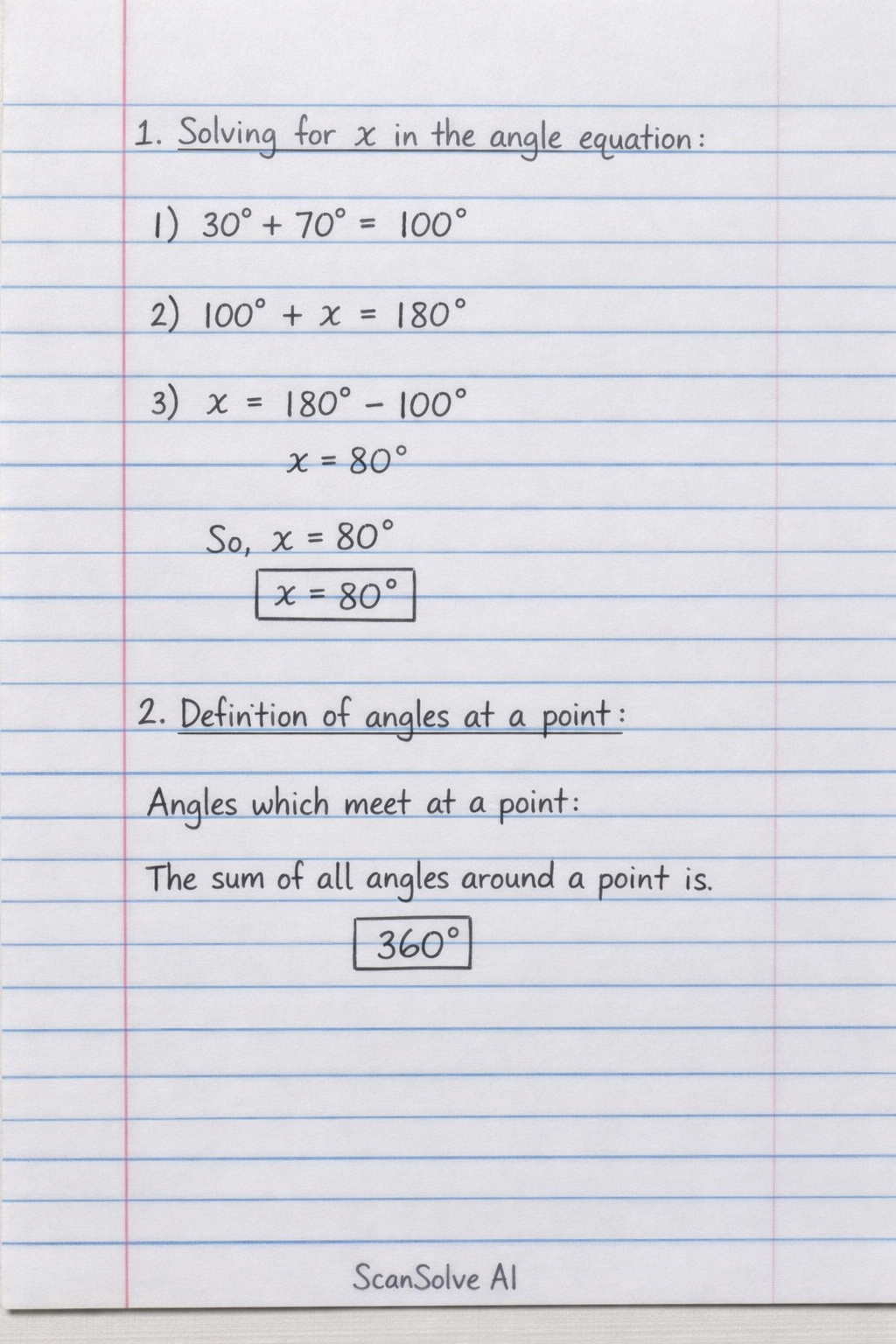 Handwritten step-by-step solution preview