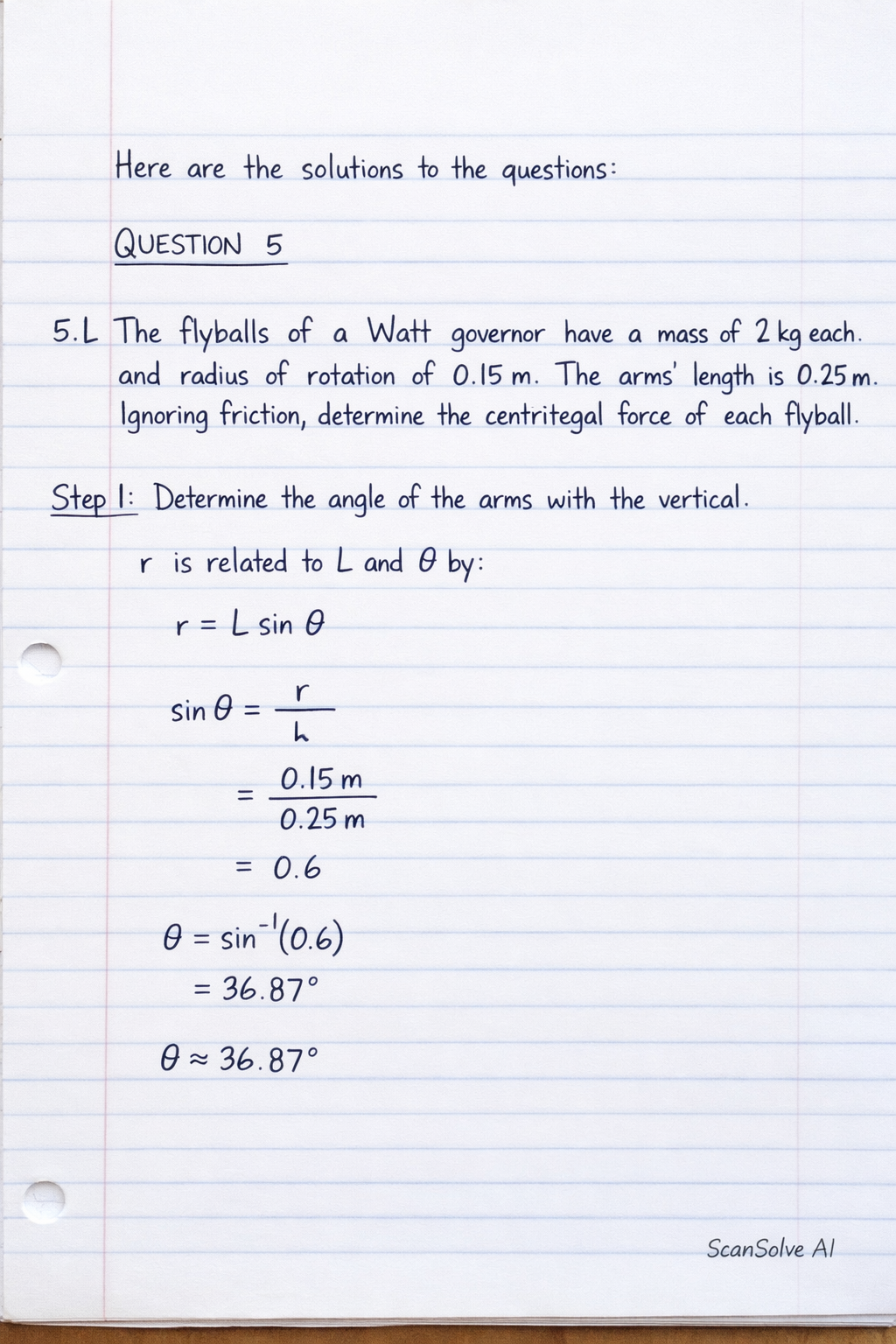 Handwritten step-by-step solution preview