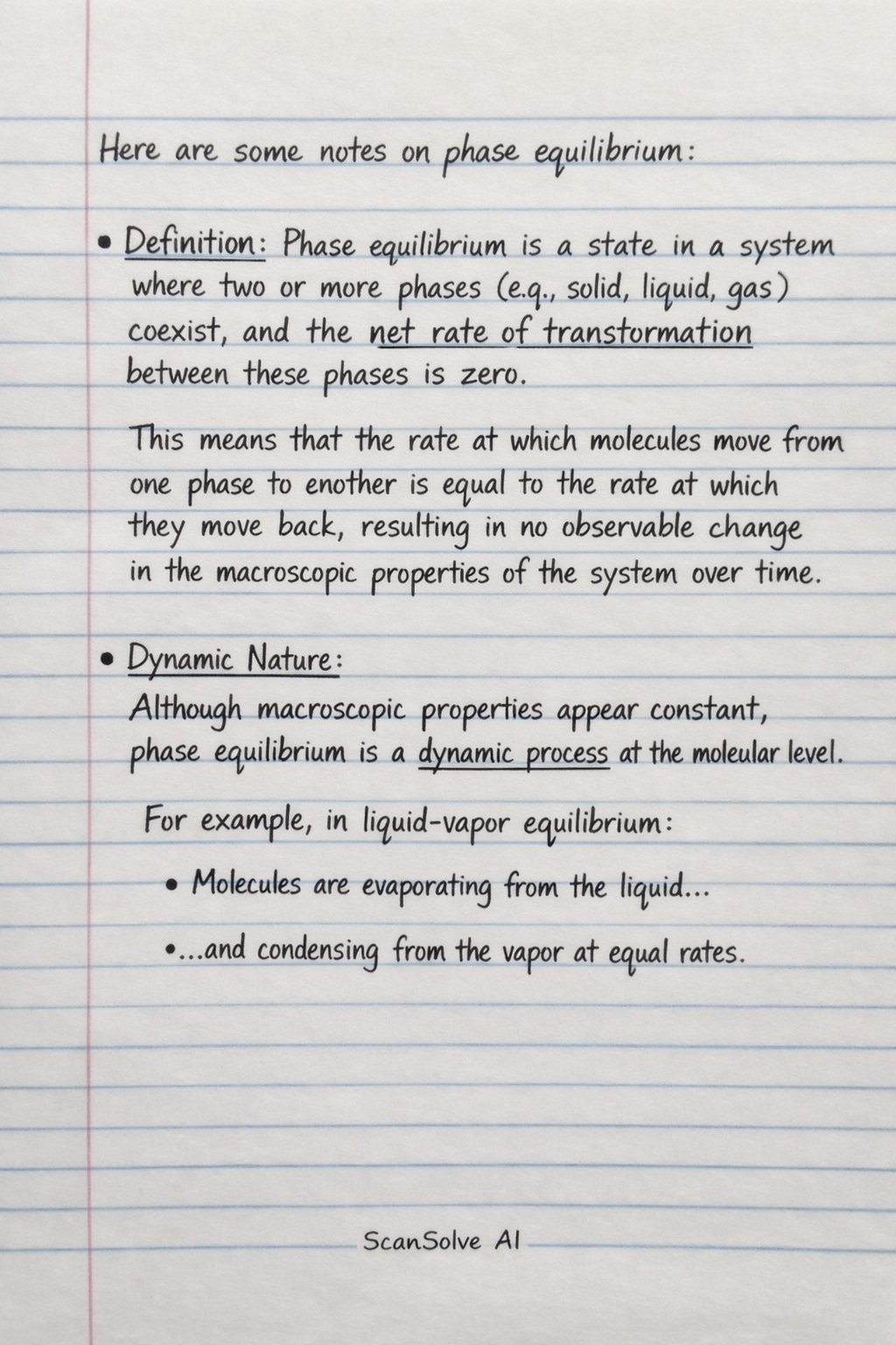 Handwritten step-by-step solution