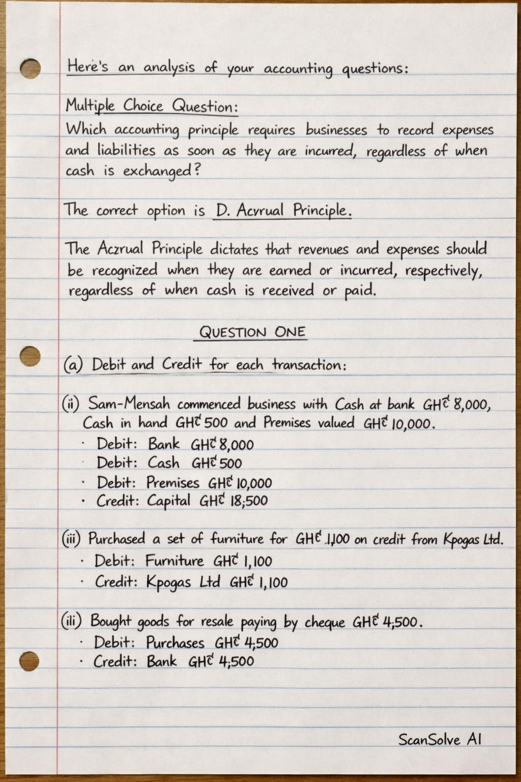Handwritten step-by-step solution preview