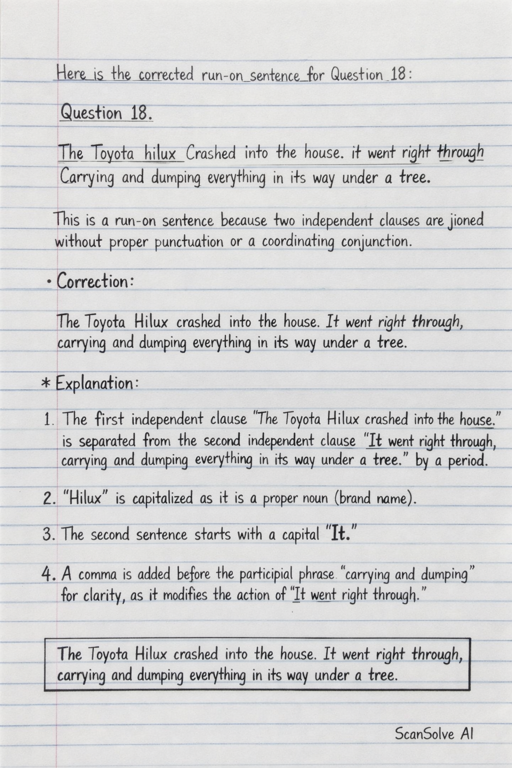 Handwritten step-by-step solution preview