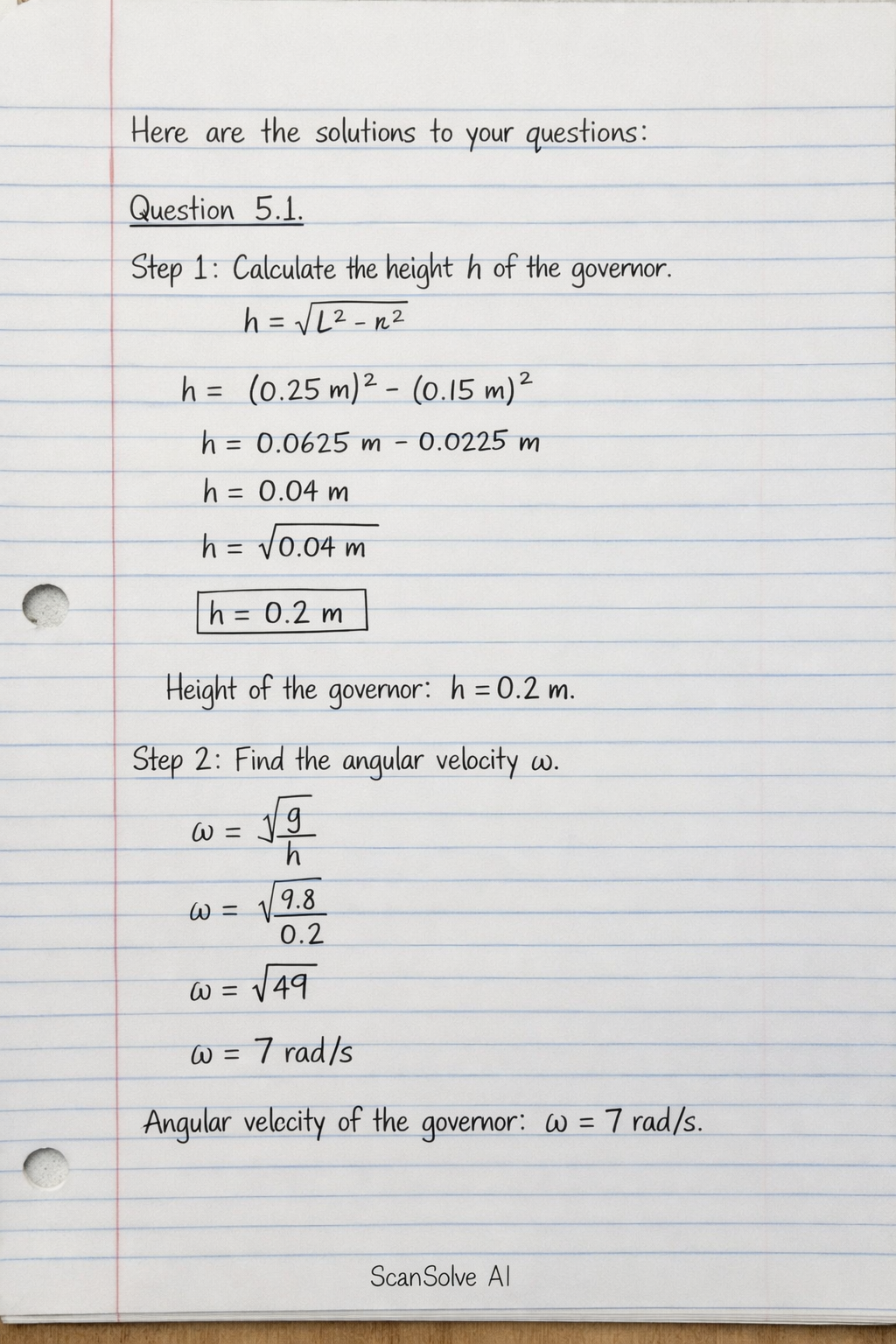 Handwritten step-by-step solution preview