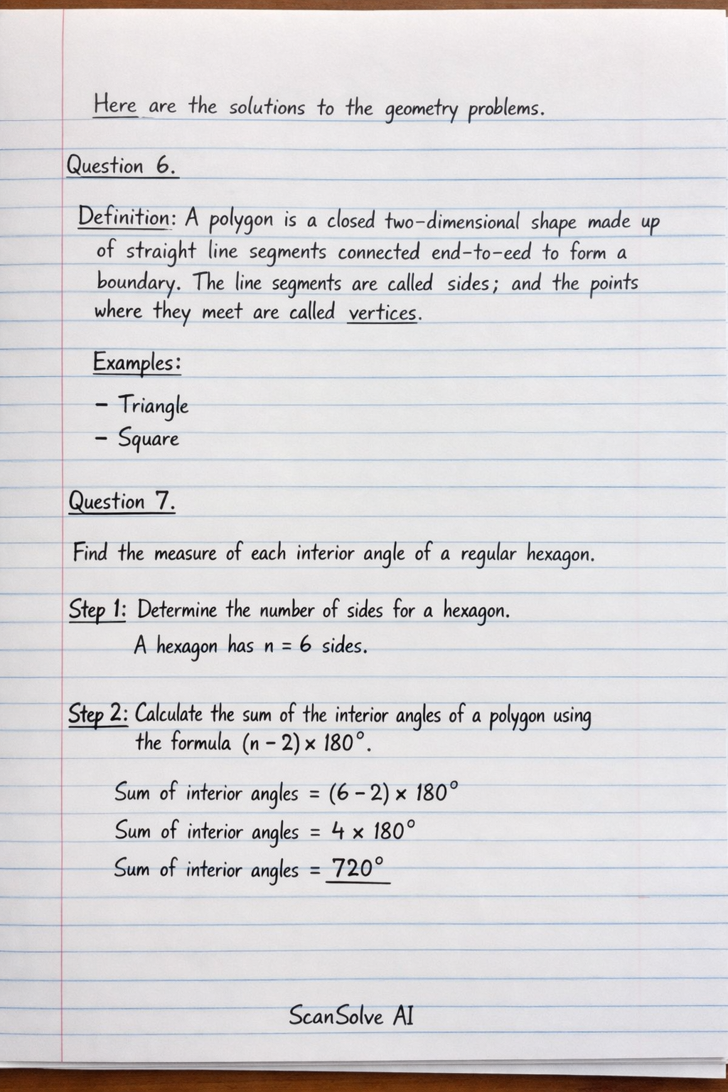Handwritten step-by-step solution preview