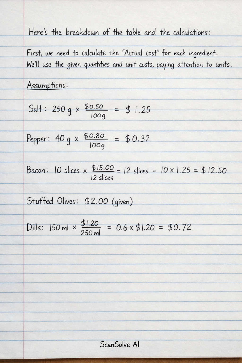 Handwritten step-by-step solution preview