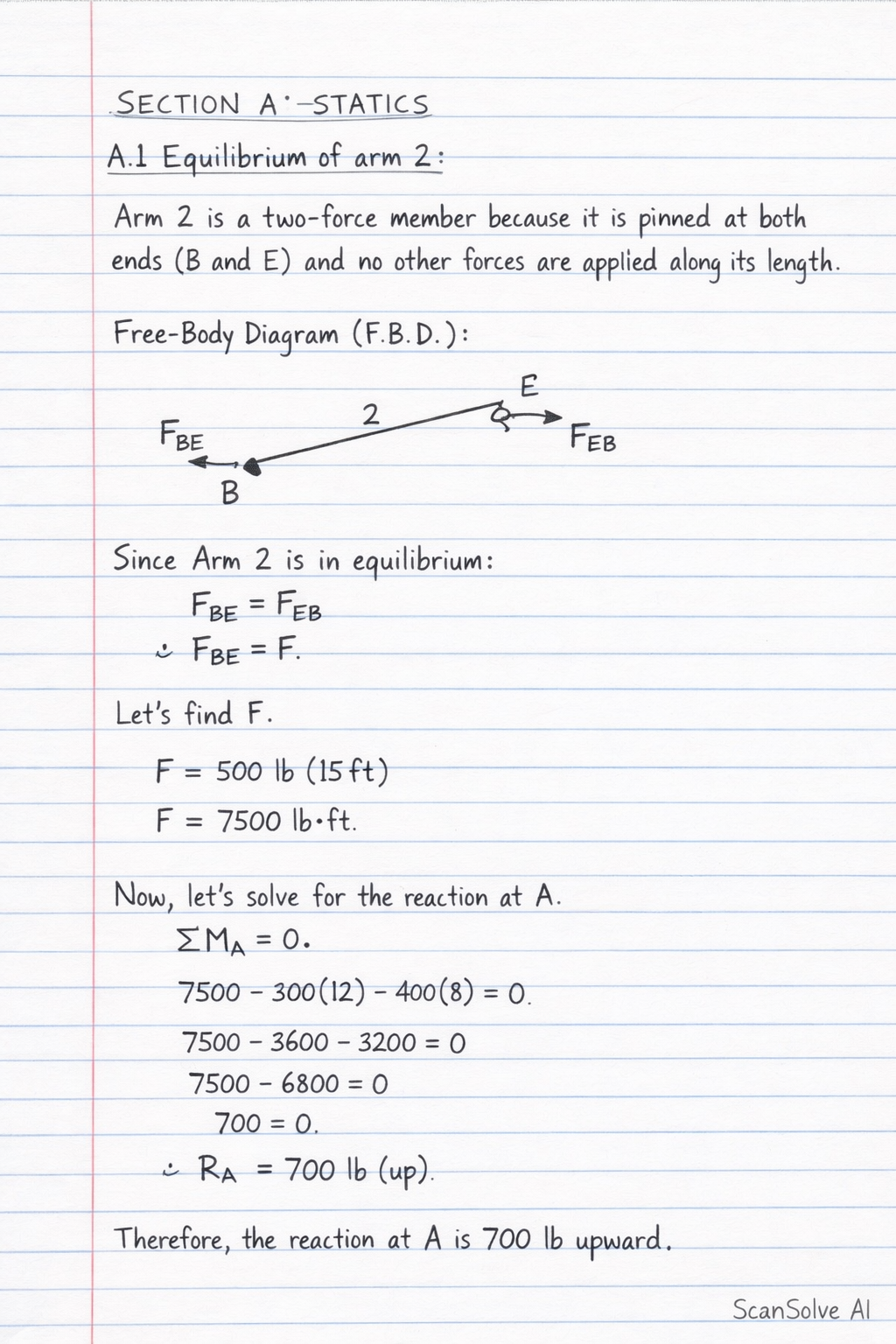 Handwritten step-by-step solution preview