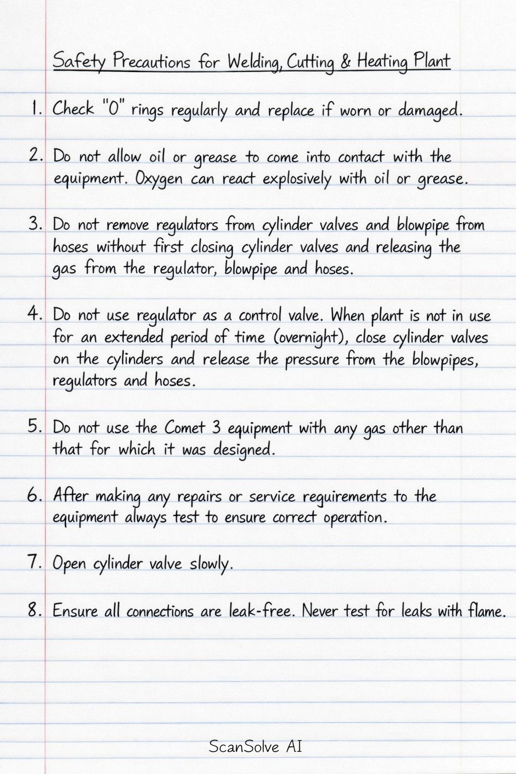 Handwritten step-by-step solution