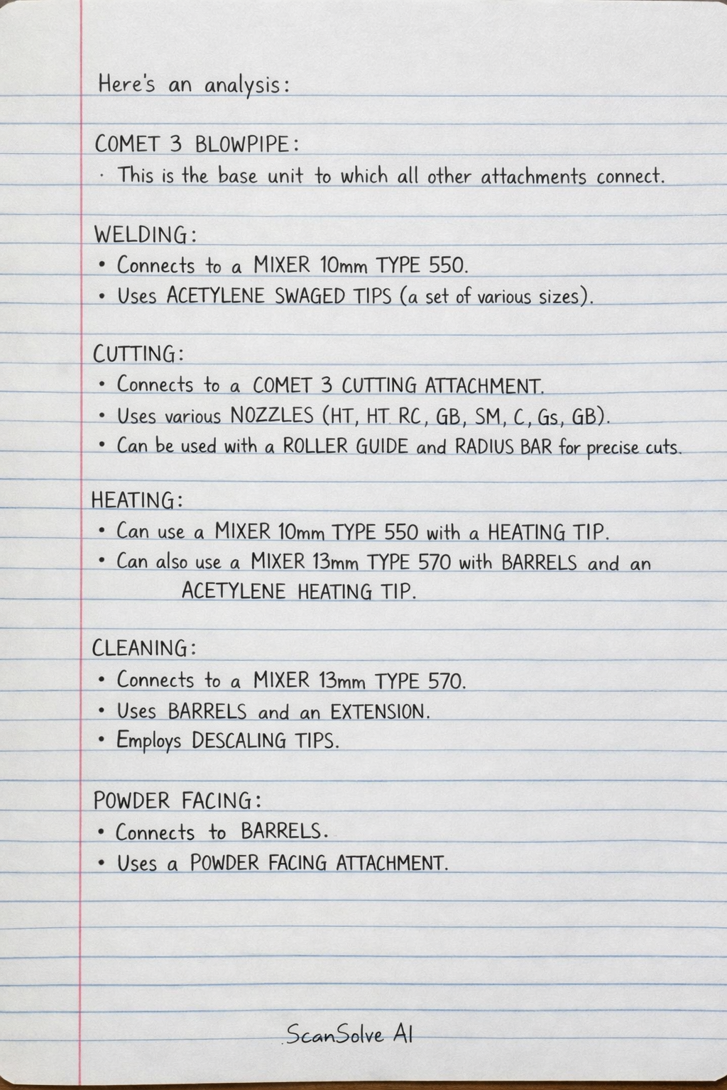 Handwritten step-by-step solution