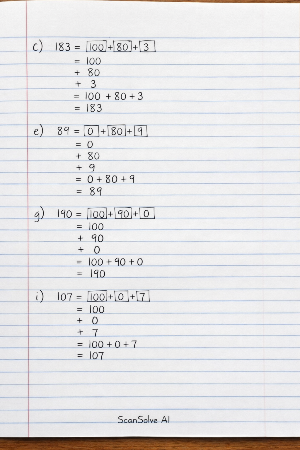 Handwritten step-by-step solution preview