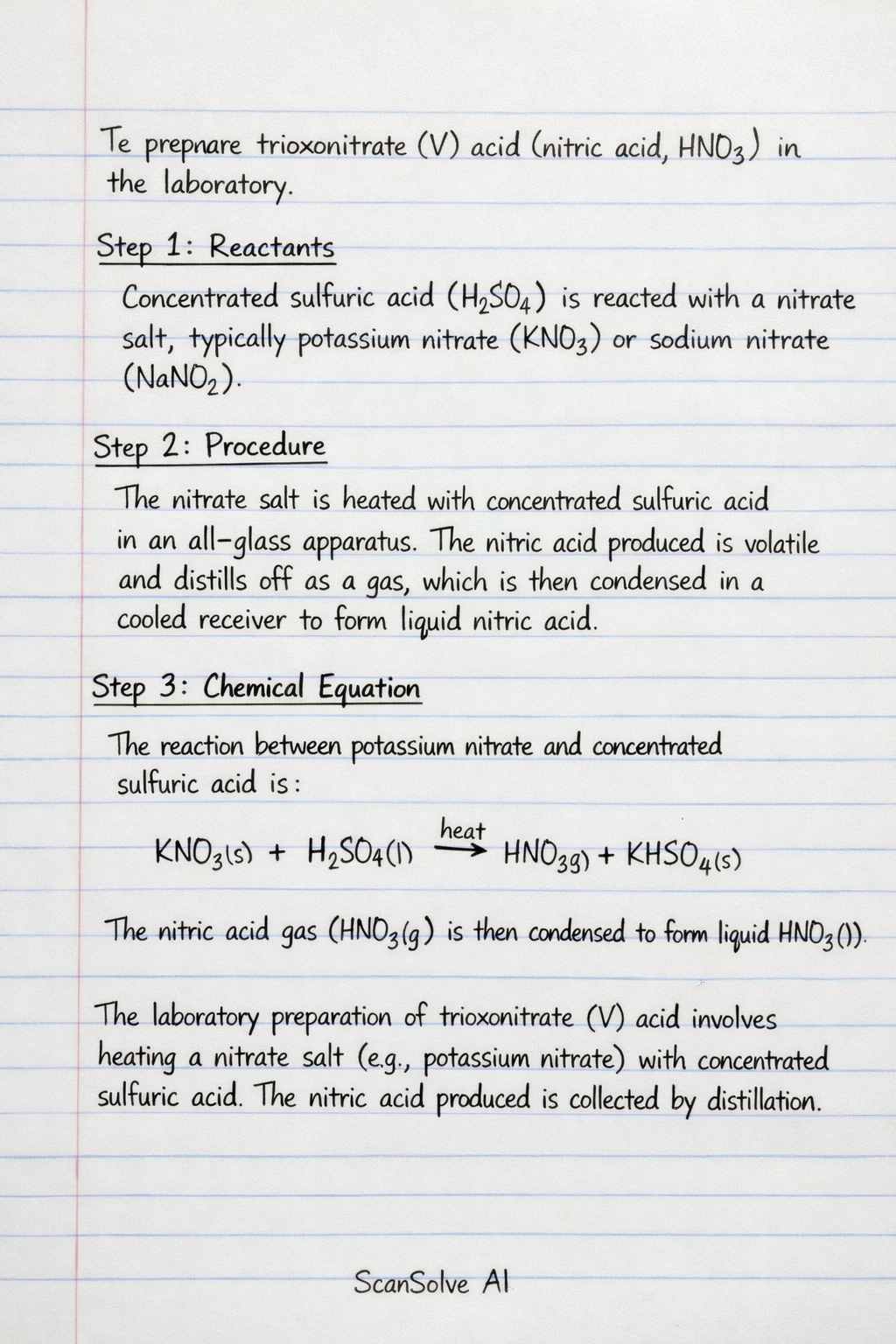Handwritten step-by-step solution preview