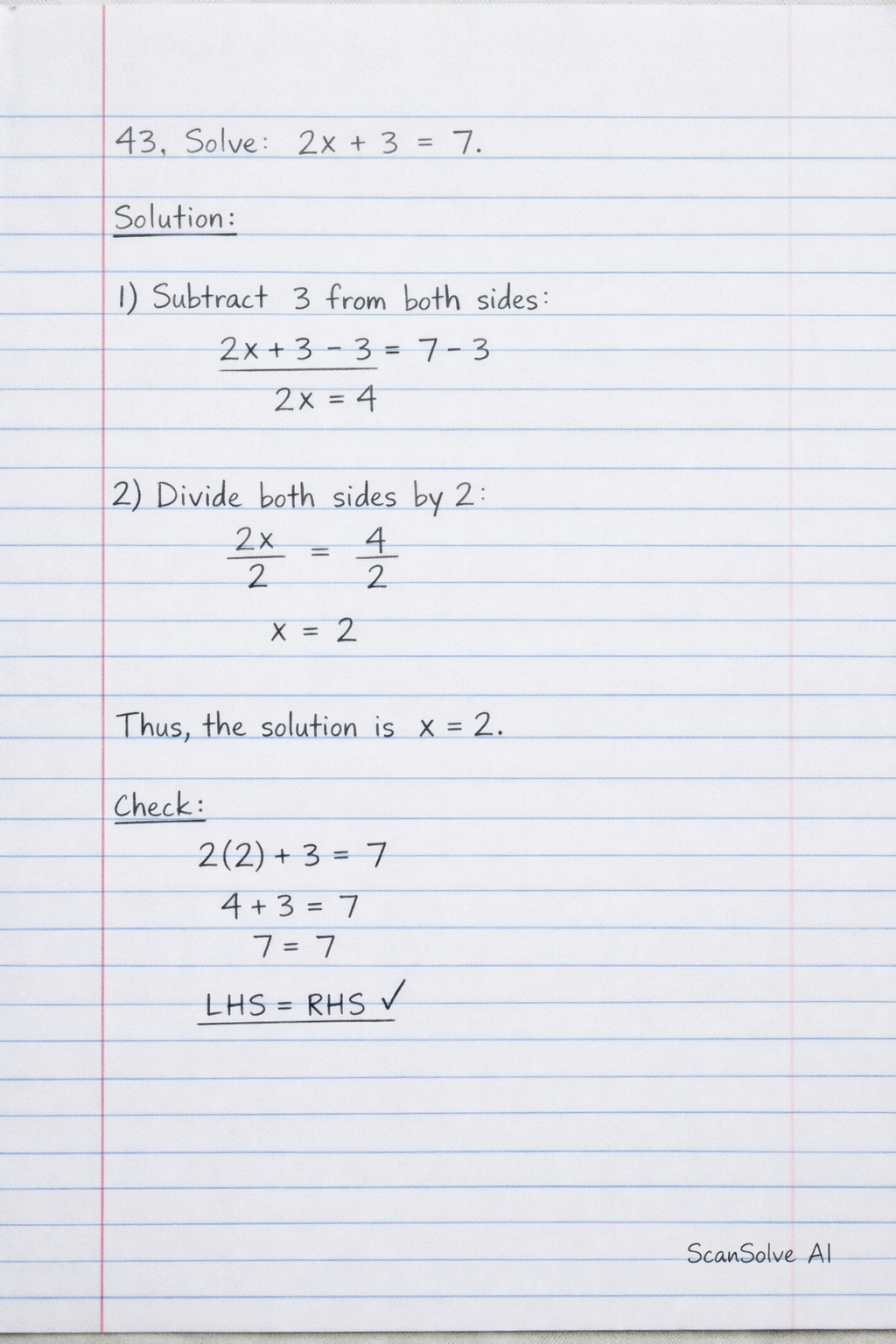 Handwritten step-by-step solution preview
