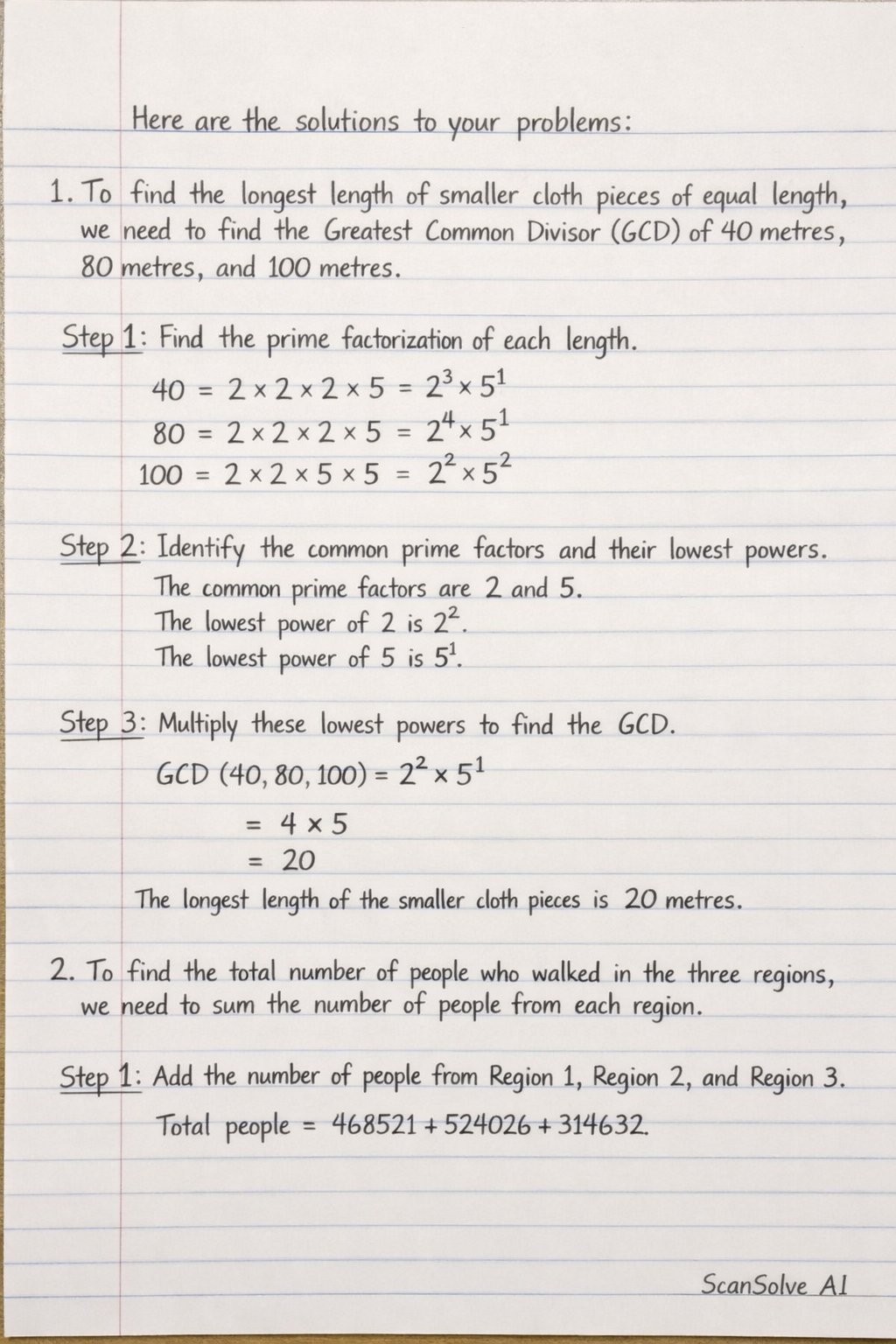 Handwritten step-by-step solution preview