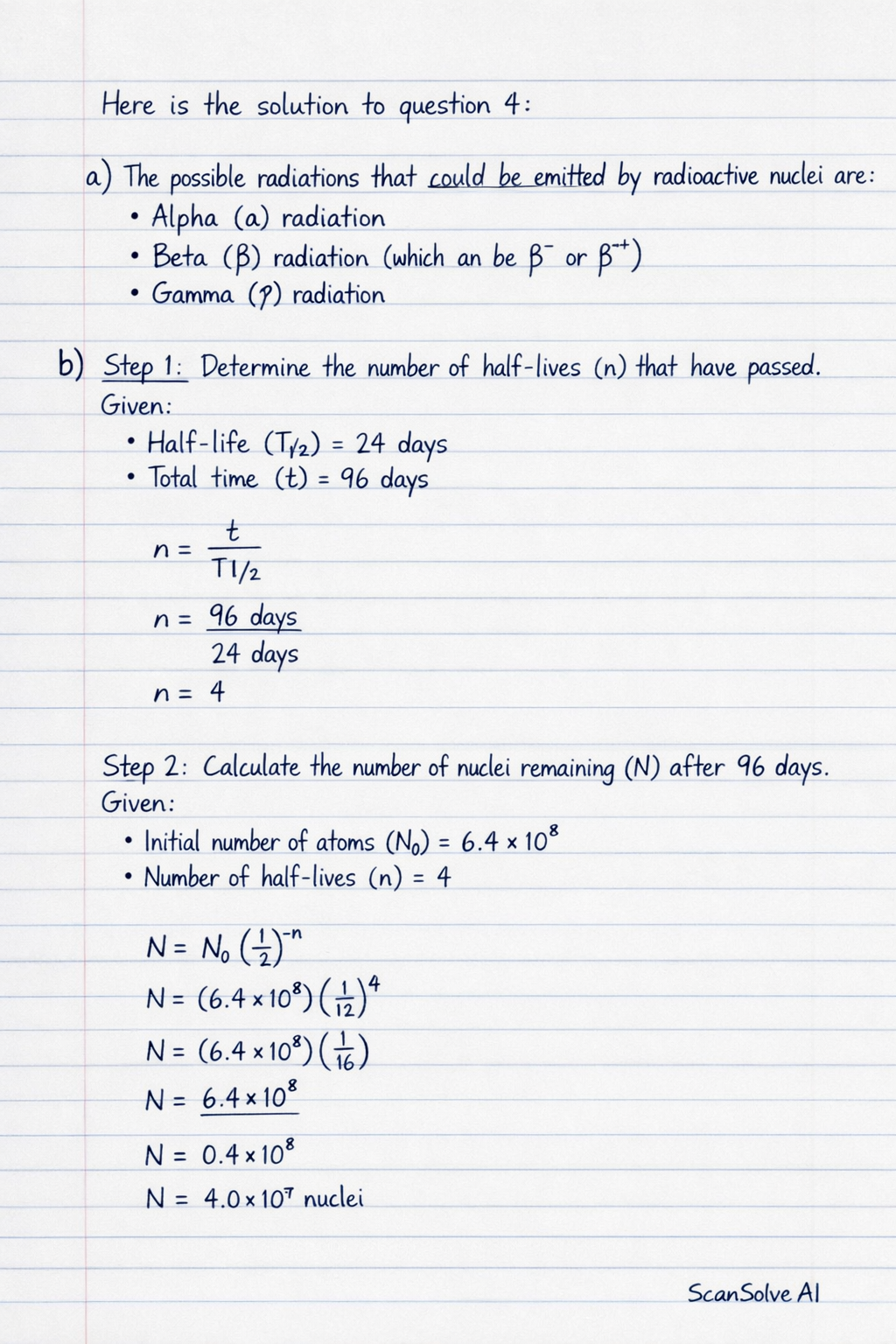 Handwritten step-by-step solution preview