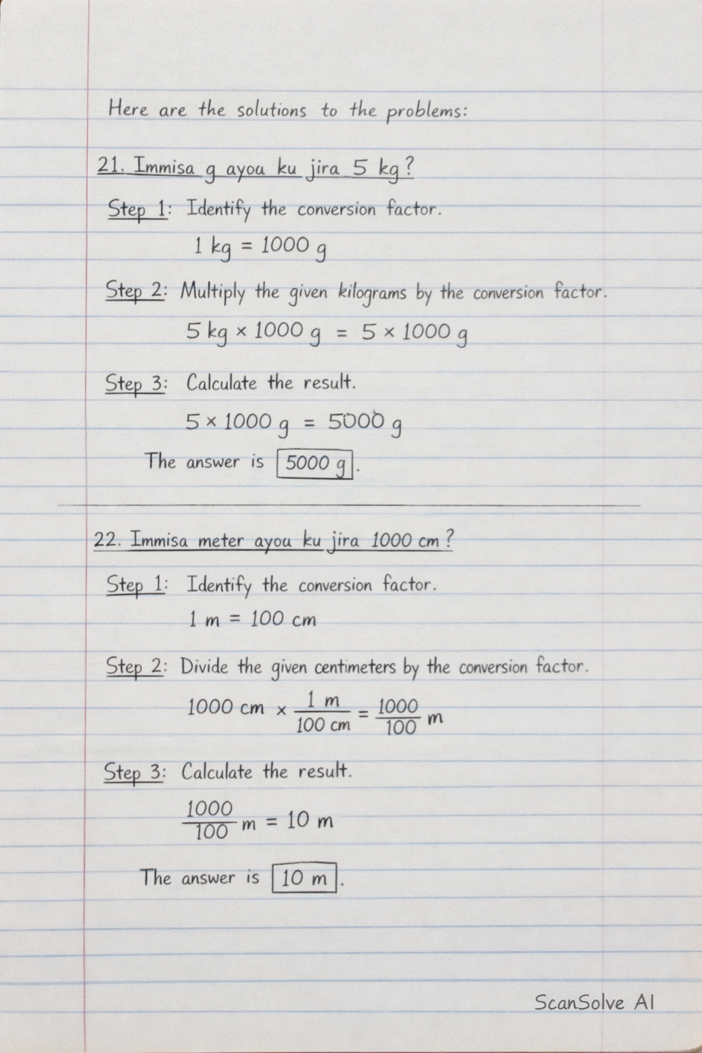 Handwritten step-by-step solution preview