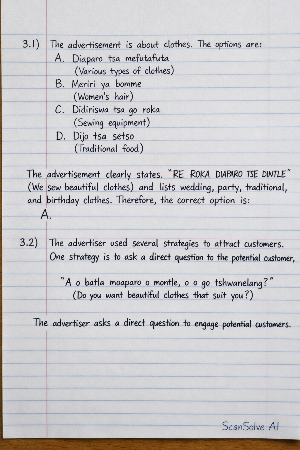 Handwritten step-by-step solution preview