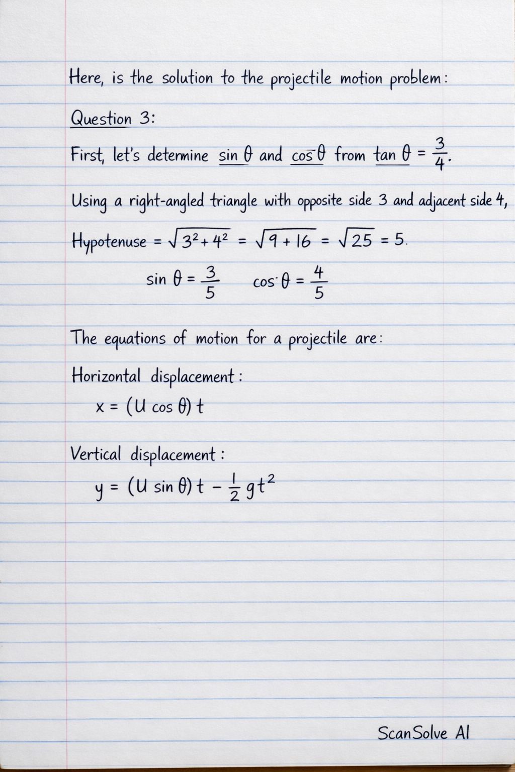Handwritten step-by-step solution preview