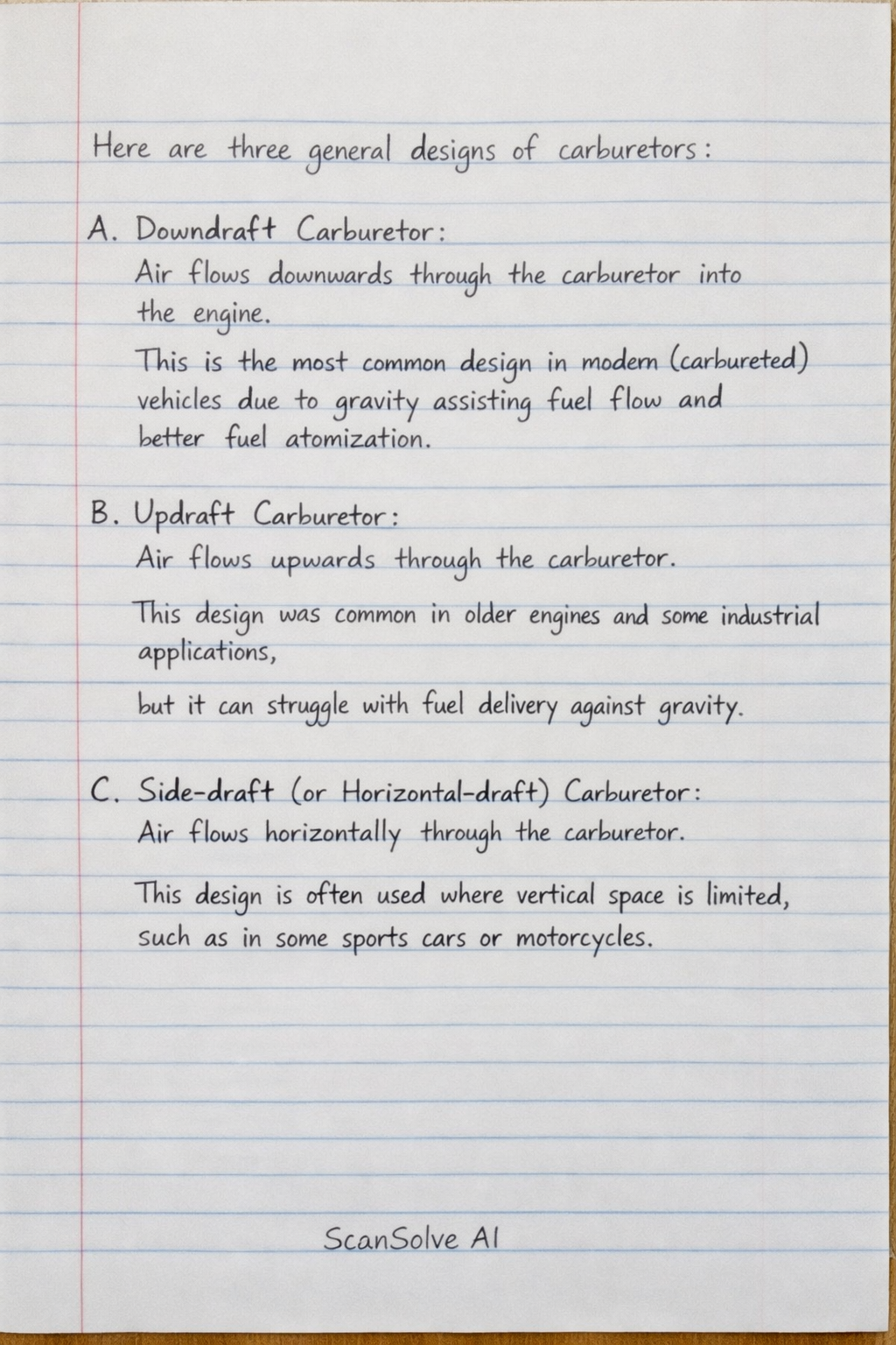 Handwritten step-by-step solution