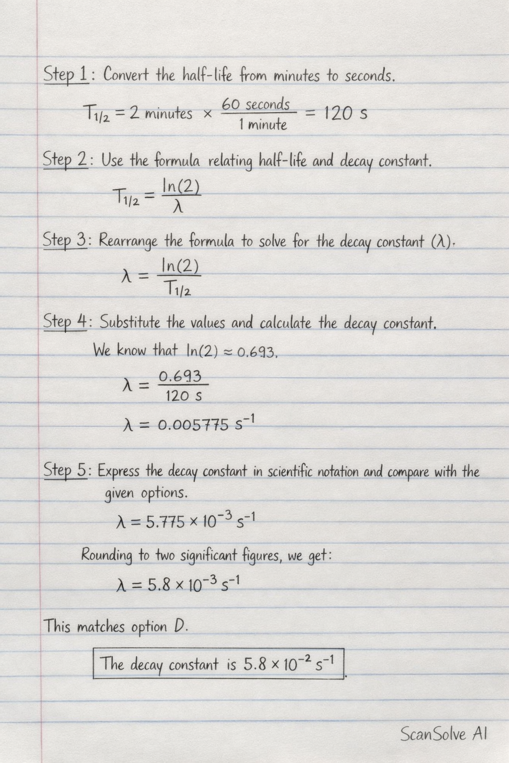 Handwritten step-by-step solution preview