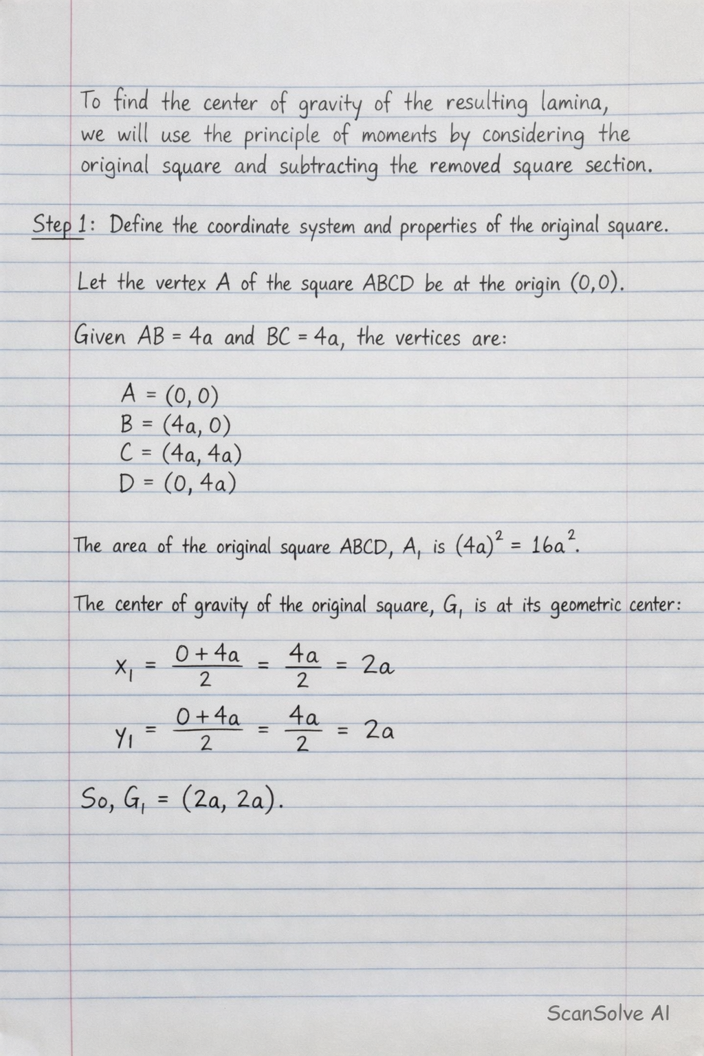 Handwritten step-by-step solution preview