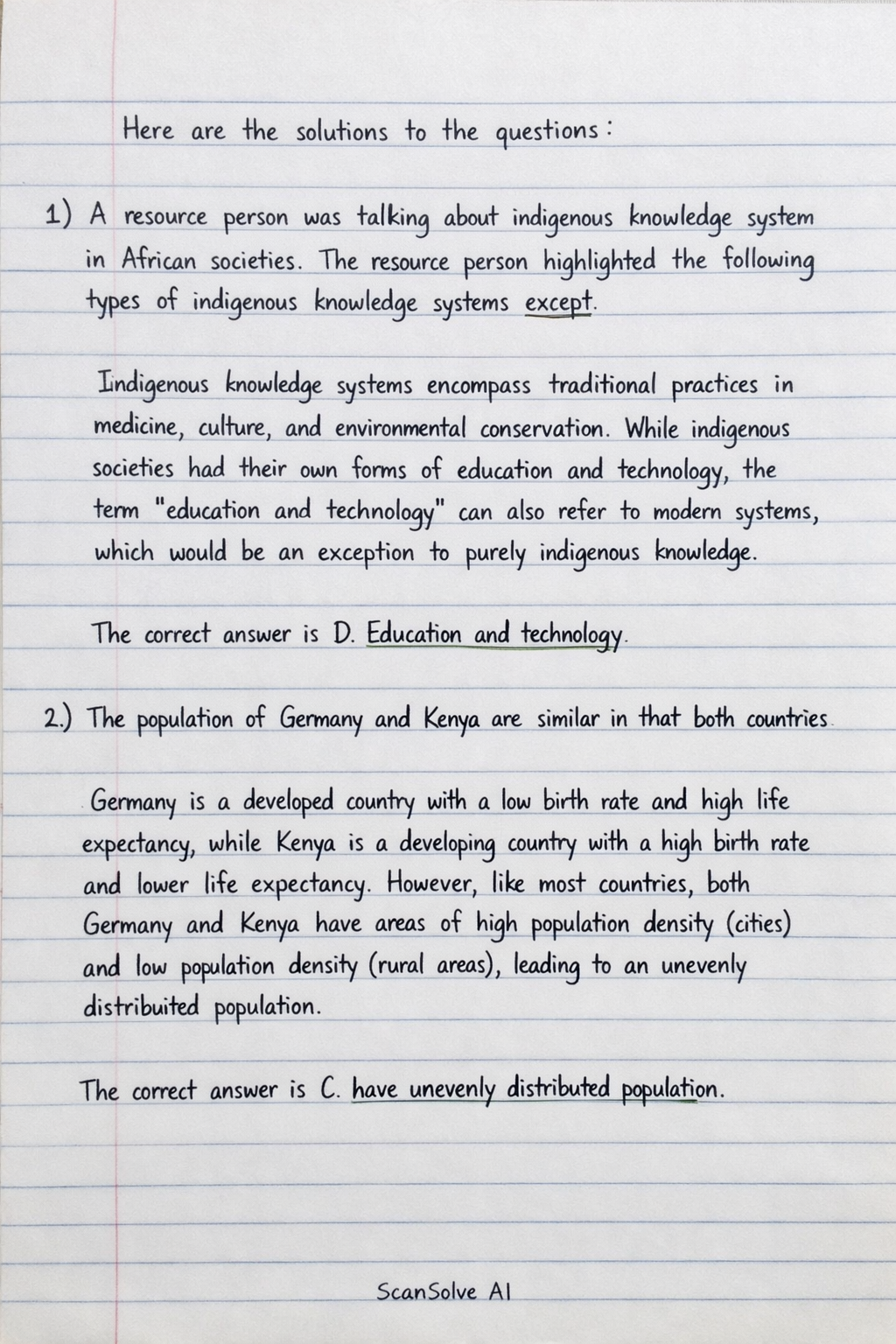 Handwritten step-by-step solution preview