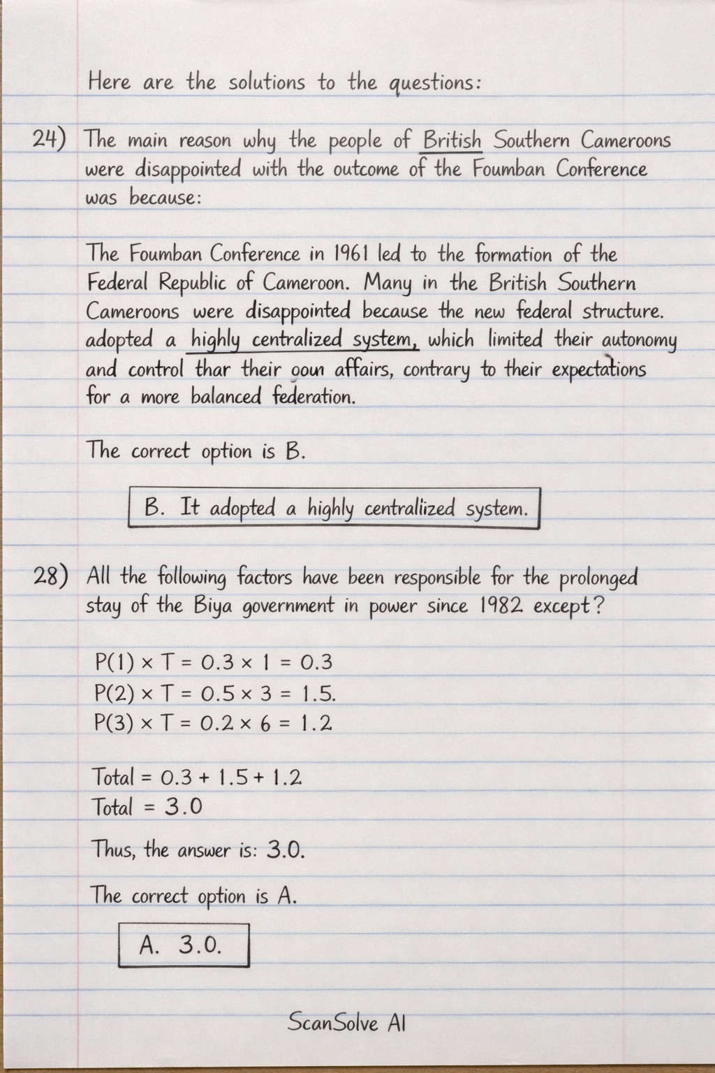 Handwritten step-by-step solution preview