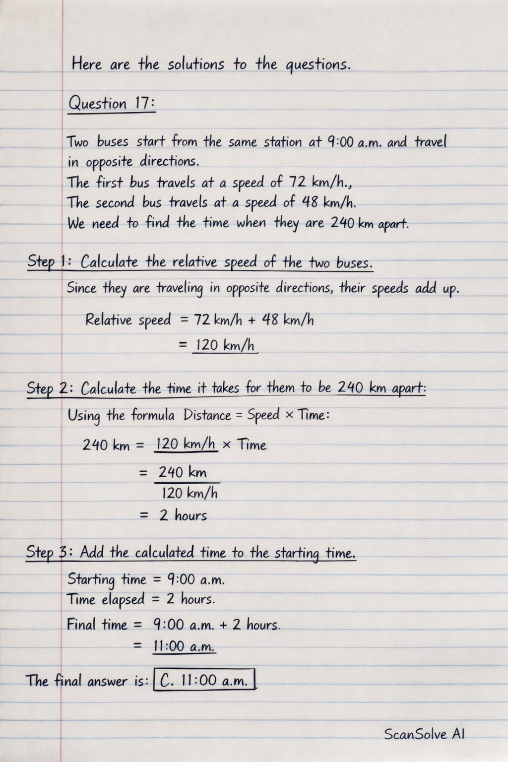 Handwritten step-by-step solution preview